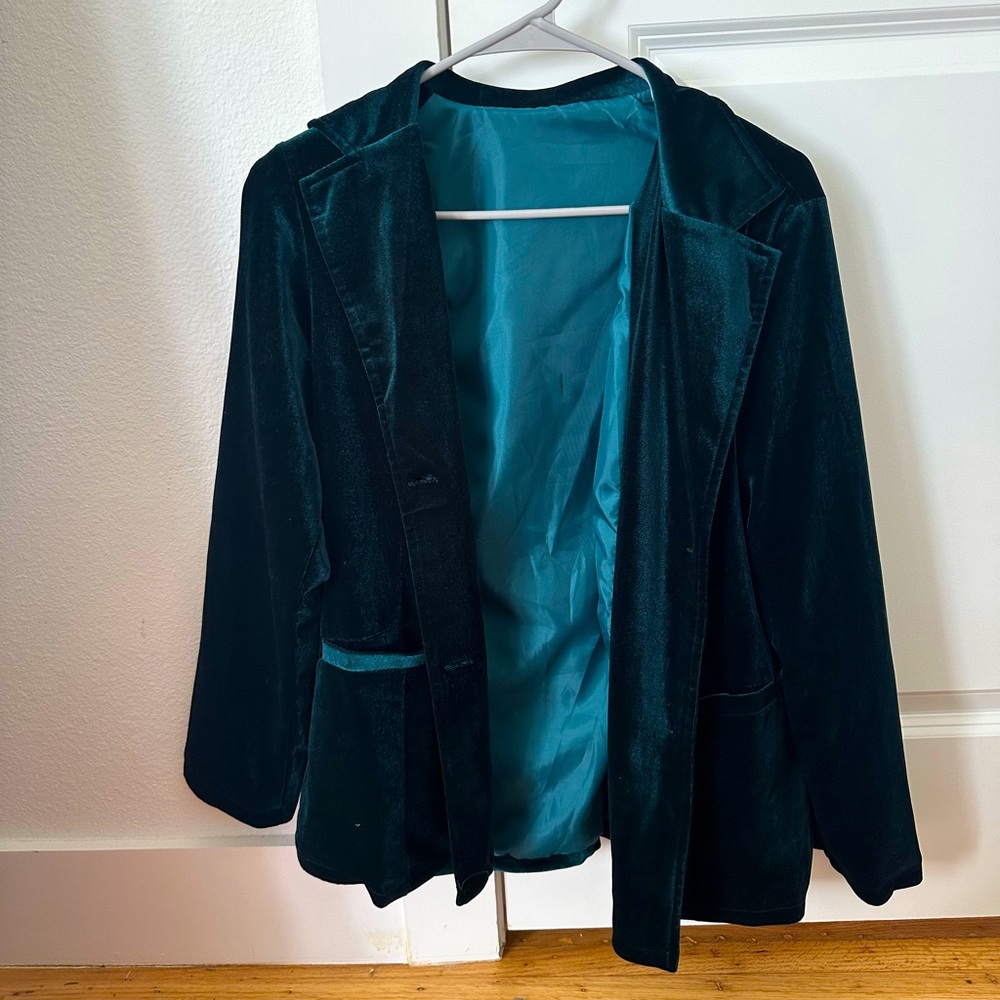 Velvet Blazer Size Small